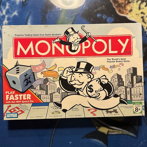 Monopoly Classic Board Game โ Speed Die Edition (Complete) - Picture 1 of 5